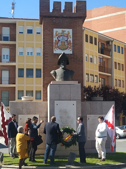 Homenaje a Bernal Díaz del Castillo en Medina del Campo